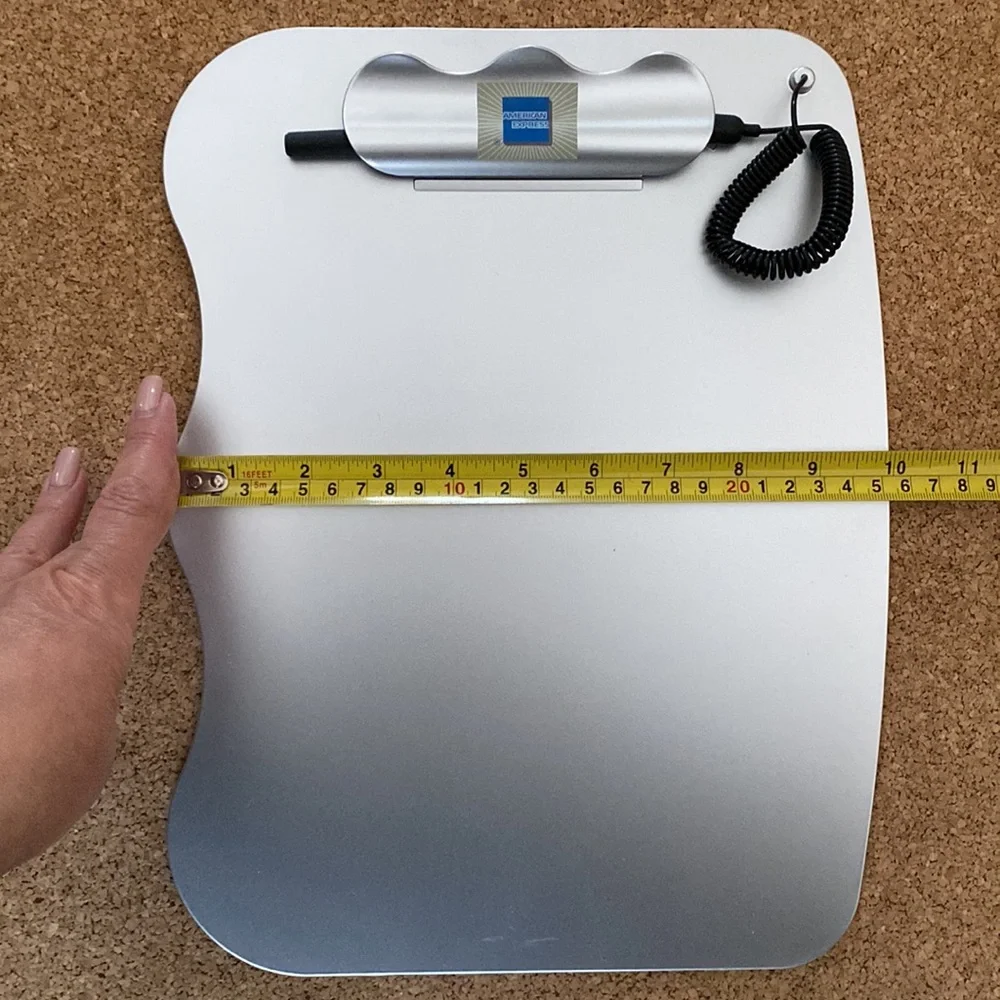 Clipboard 10” x 13” American Express with pen
